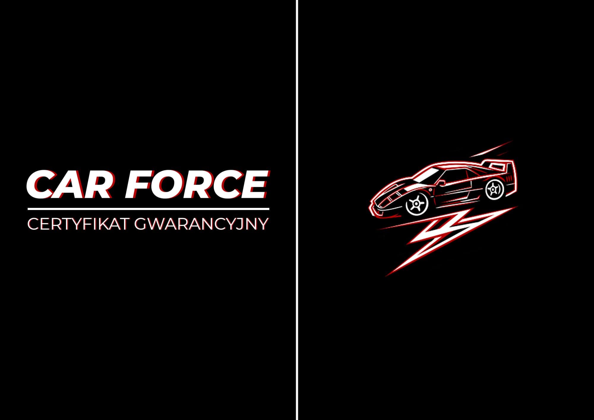 Certyfikat CarForce – okładka